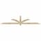 Ekena Millwork Redmond Rough Sawn Timber Gable Bracket, Douglas Fir, 108"W x 22"H x 4"D x 4"F, 5/12 Pitch GBW108X22X0404RED00RDF - alternate 1
